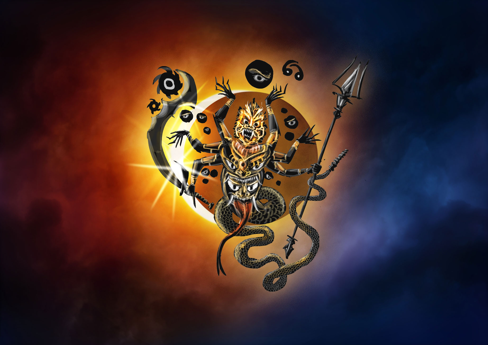 Rahu Eclipse Deity - Flavio Furtado