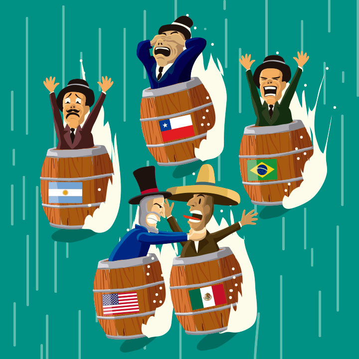 América Latina sob Tormenta - Jogo Minemósine