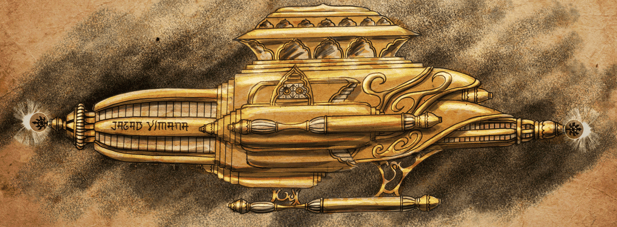 Jagad Vimana Golden Spaceship - Flavio Furtado