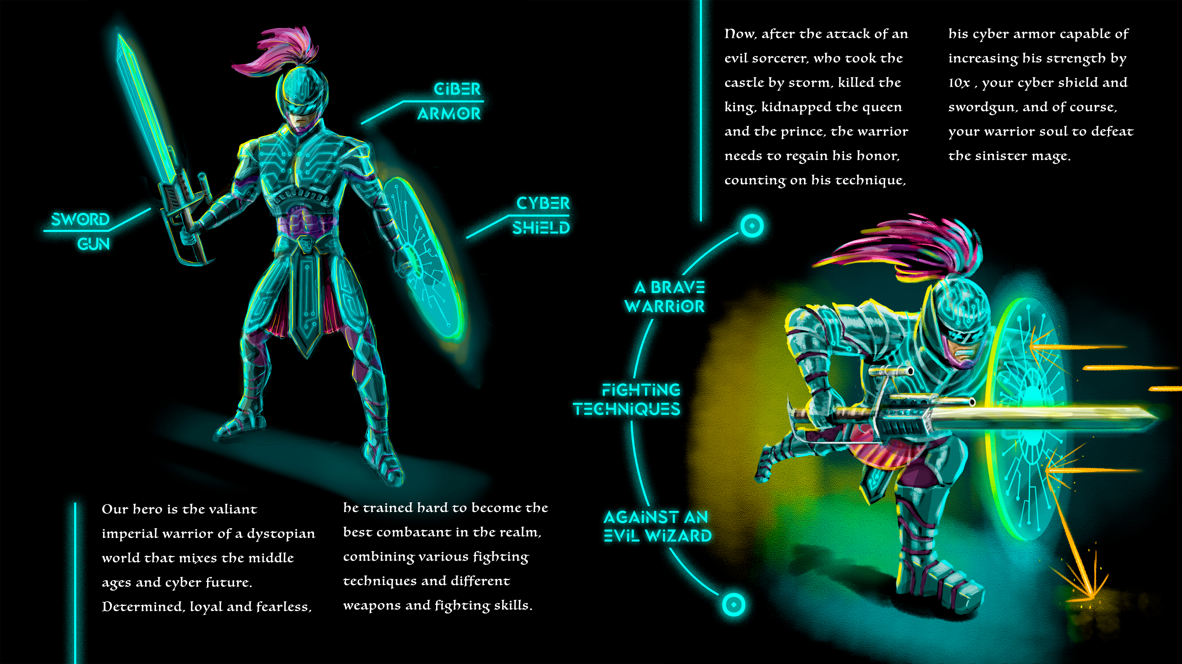 Warrior Medieval Sci Fi Concept